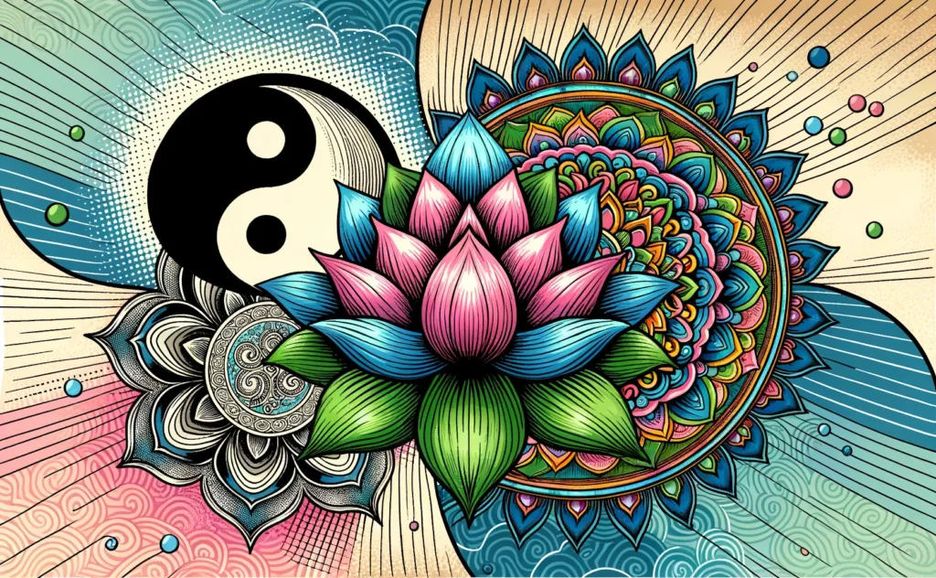 A-collage-featuring-various-spiritual-symbols